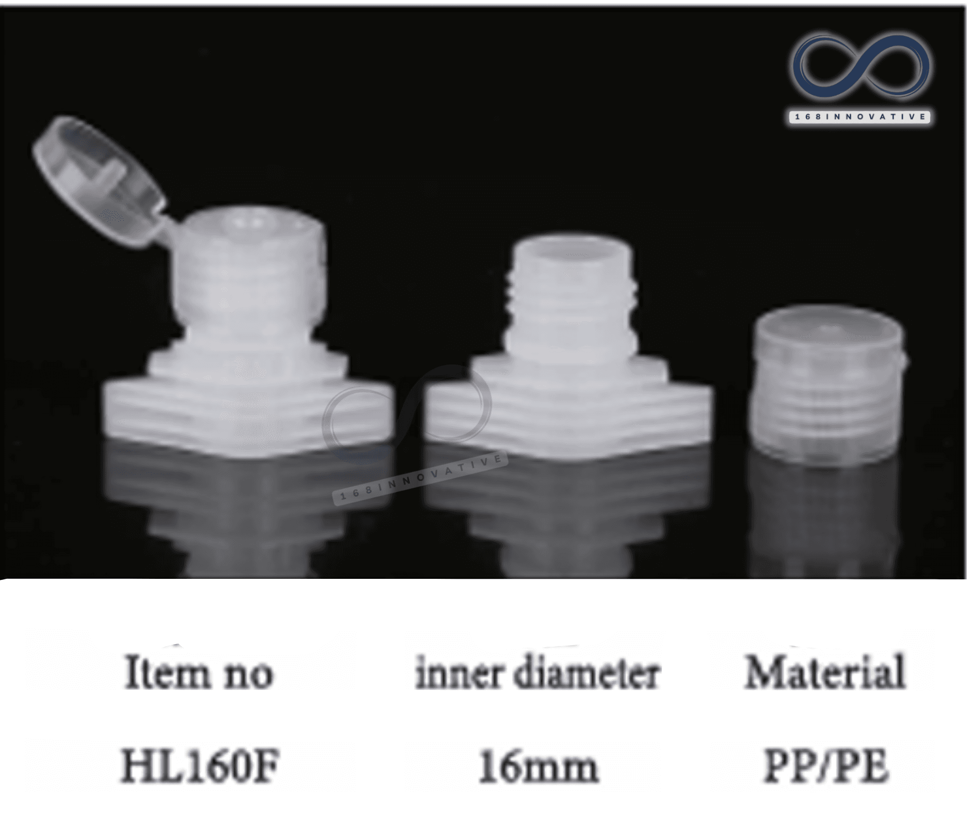 จุกเกลียวพลาสติก 16mm